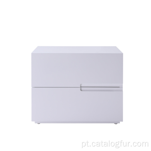 Mesinha de cabeceira de MDF com móveis modernos para quarto, mesinhas de cabeceira com estojo de gavetas preto e branco personalizado